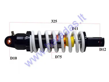 Shock absorber for ATV quad bike L325 spring diameter 13