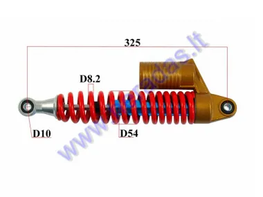 Shock absorber for ATV quad bike L320 spring diameter 8