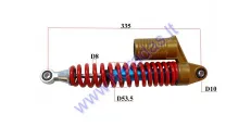 Shock absorber for ATV quad bike L335 spring diameter 8