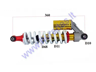 Amortizatorius ATV keturračio motociklo L360  sp11