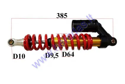 Amortizatorius ATV keturračio motociklo L385 sp9,5