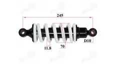 Rear shock absorber for motorcycle L245 fits NAKED50
