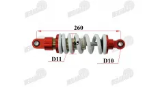 Amortizatorius galinis motociklo L260 sp11 CBF33