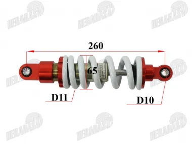 Amortizatorius galinis motociklo L260 sp11 CBF33