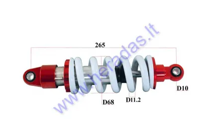 Shock absorber rear for motorcycle L265 sp12