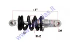 Shock absorber for ATV quad bike, motorcycle up to 50cc L127 spring diameter 7