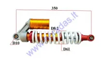 Shock absorber for ATV quad bike L350 spring diameter 8