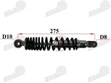 Amortizatorius motociklo universalus L280 sp6.5