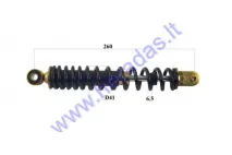 Shock absorber for scooter L260 spring diameter 6,5