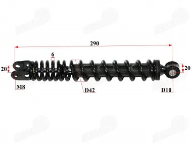 Shock absorber for scooter L290 SP6