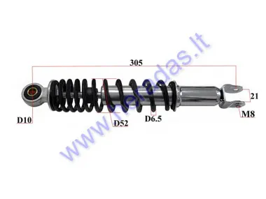 SHOCK ABSORBER FOR SCOOTER L305 sp6,5 M8