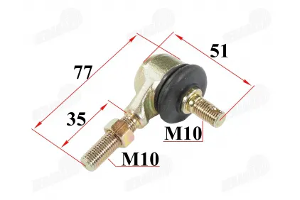 Steering rod tip for ATV quad bike 110-200cc M10 left side thread