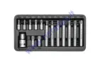 15 piece torx bit set  T20, T25, T30, T40, T45, T50, T55 L=30mm, L=70mm
