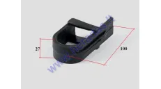 Rear motorcycle swingarm protector