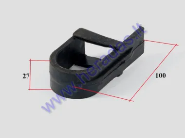 Rear motorcycle swingarm protector