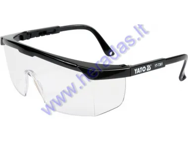 Safety goggles clear lens