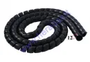 Spiral Wrap Hose Protector For Cable Wire 12mm 1 meter