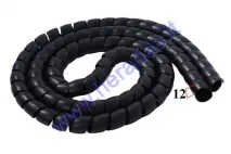 Spiral Wrap Hose Protector For Cable Wire 12mm 1 meter