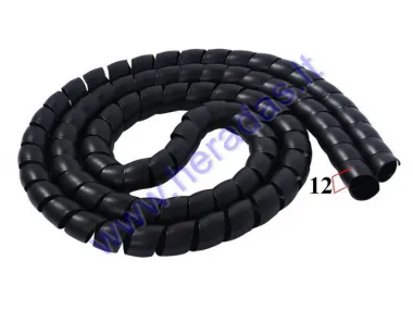 Spiral Wrap Hose Protector For Cable Wire 12mm 1 meter