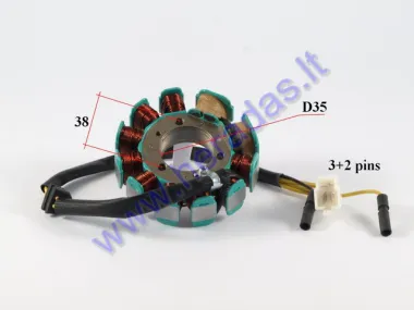 Magneto/stator 11 coils for ATV quad bike