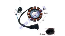 MAGNETO/STATOR 12 COILS FOR SCOOTER  Aprilia Ditech 50cc