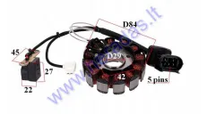 MAGNETO/STATOR 12 COILS FOR SCOOTER PIAGGIO 125/150CC
