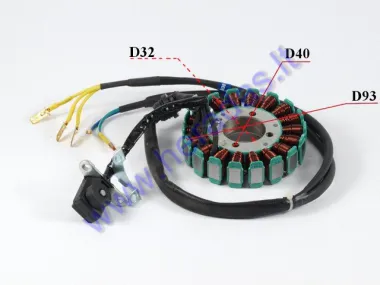 Magneto/stator 18 coils for ATV quad bike