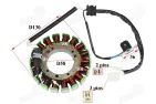 Apvija, apvijos generatoriaus 18 polių motociklo YAMAHA V STAR 1100 1999 5EL-81410-00-00 5EL-81410-01-00  Classic 2000-2003 Custom 2000-2003