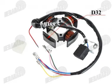 Coil, Generator Coils 4 Poles ATV Quad Motorcycle