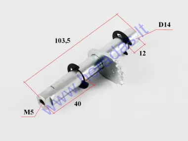 Ašelė bėgių perjungimo keturračio motociklo 200cc GY6 išor