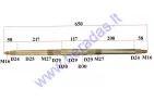 Rear axle for ATV quad bike 200-230cc