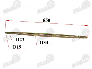Ašis galinė 200-250cc ATV keturračio motociklo