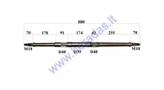 Rear axle for 200-250cc ATV quad bike