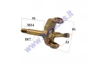 Front right stub axle for quad bike