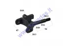 Front right stub axle for quad bike 150-250cc Bashan L95