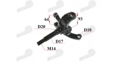 Front right stub axle for quad bike