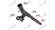 Front axle for the right side of the quad fits CRUSADER