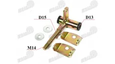 Front left side stub axle for quad bike