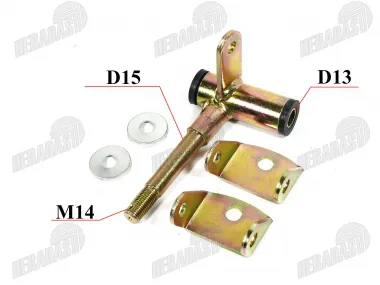 Front left side stub axle for quad bike