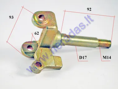 Front right side stub axle for quad bike