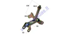 Front left stub axle for quad bike M14