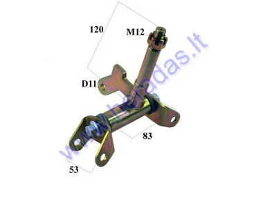 Front left stub axle for quad bike M14