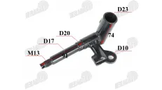 Front axle for the left side of the quad fits CRUSADER