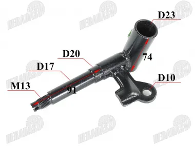 Front axle for the left side of the quad fits CRUSADER