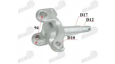 Ašis priekinė keturračio kairės pusės tinka EGL MOTOR MADIX110, THE125