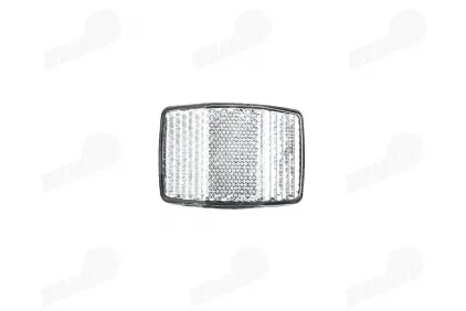 Reflector white, screw-on 35x50mm