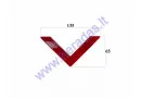 Atšvaitas raudonas elektrinio motorolerio skuterio tinka CITYCOCO ES8007 ES8008