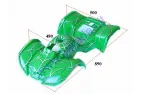 Plastic body cover ATV500WSP for ATV quad bike