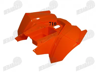 ATV keturračio kėbulo plastikinė apdaila galinė tinka EGL MOTOR MADIX110