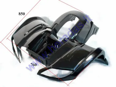 Front plastic body cover for ATV quad bike